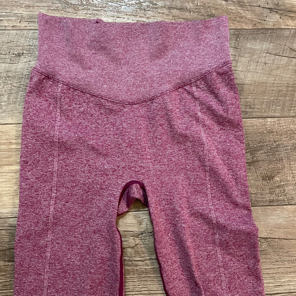 Pink Active Victorias Secret Seamless High Waist Leggings Magenta Heather Medium